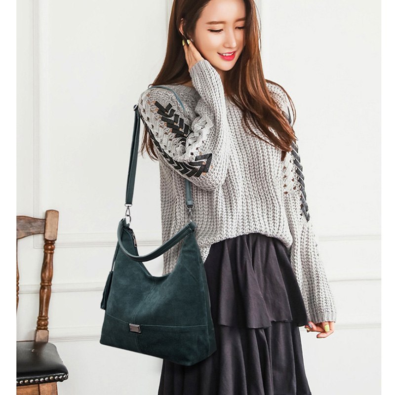 Fashion Suede Handbag