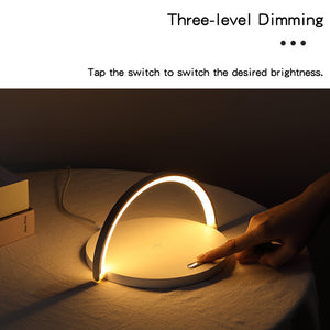 Fast Wireless QI Phone Charger and Table Lamp