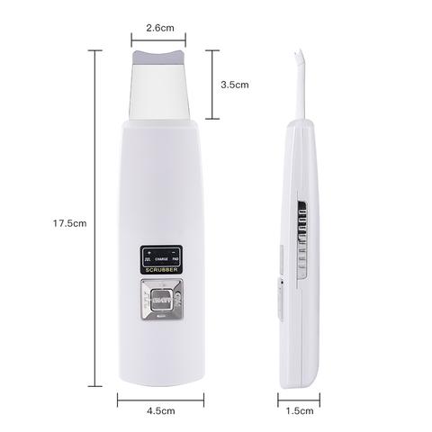 Ultrasonic Skin Scrubber Facial Spa Vibration Massager
