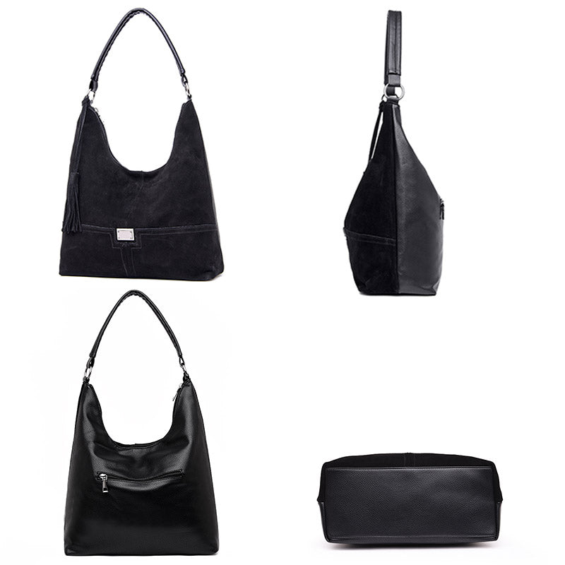 Fashion Suede Handbag