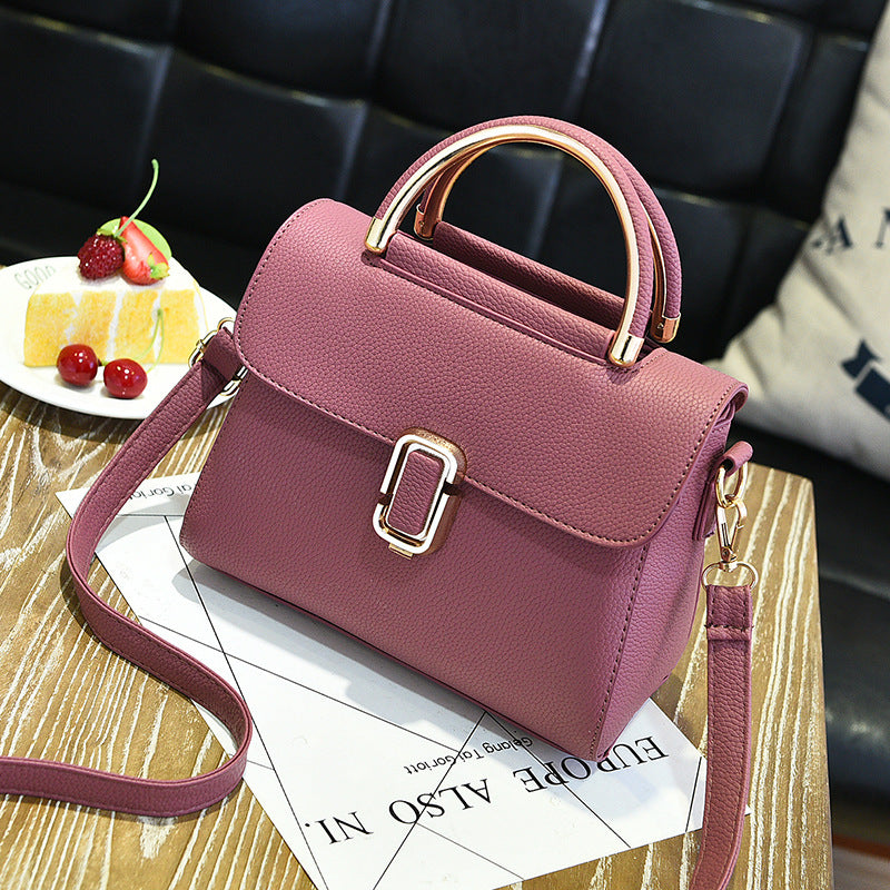 New lychee pattern handbags sleek minimalist