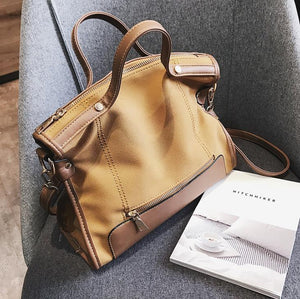 Cow Leather Handbag Tote