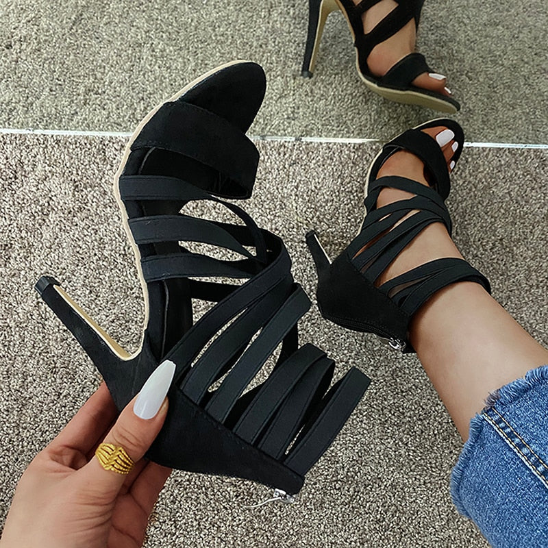 Women Shoes High Heels Zipper
