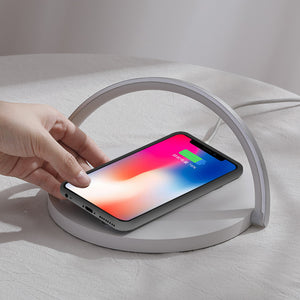 Fast Wireless QI Phone Charger and Table Lamp