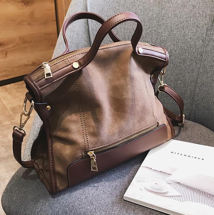 Cow Leather Handbag Tote