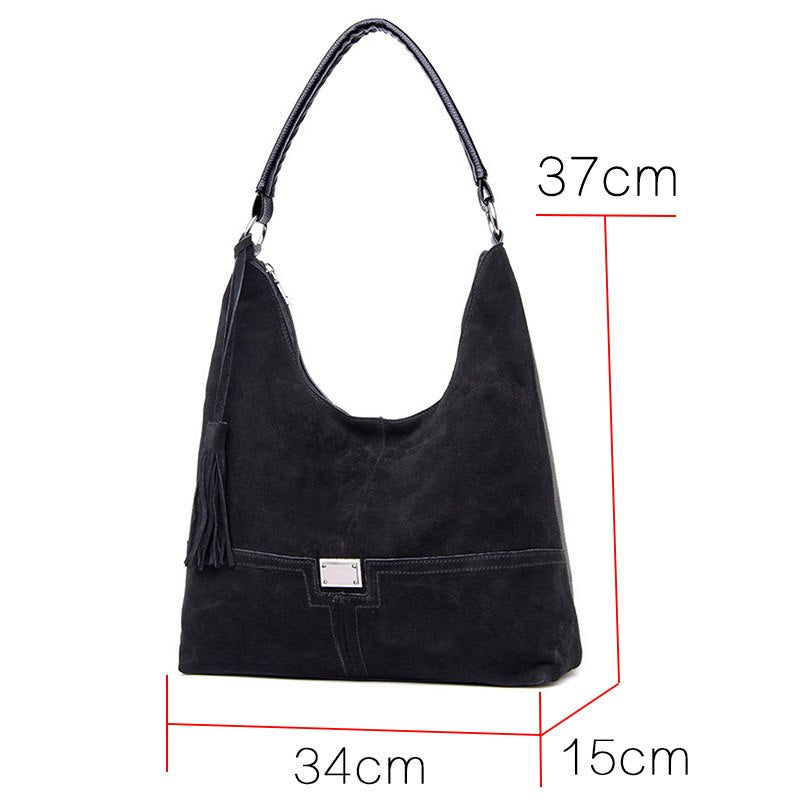 Fashion Suede Handbag