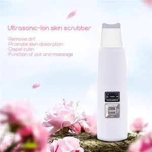 Ultrasonic Skin Scrubber Facial Spa Vibration Massager