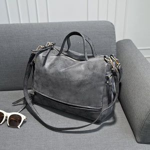 Large Retro with Top-handle fashion locomotive Handbag