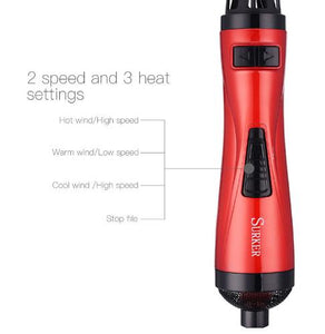 Professional Rotary Brush Machine 2 in 1 Multifunction Hair Curling Iron
