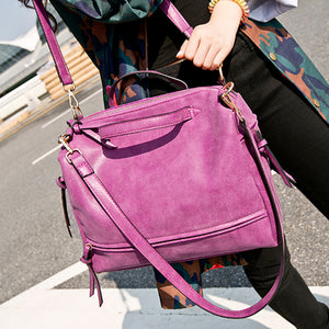 Large Retro with Top-handle fashion locomotive Handbag