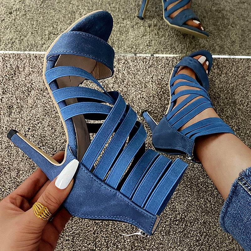 Women Shoes High Heels Zipper