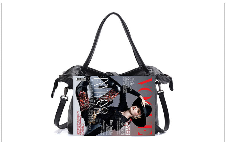 Simple and stylish leather shoulder bag ladies handbags