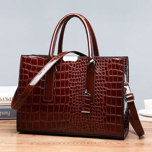 Luxury Womens Tote Handbag Designer Pattern Shoulder or handle use.