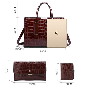 Luxury Womens Tote Handbag Designer Pattern Shoulder or handle use.