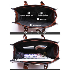 Luxury Womens Tote Handbag Designer Pattern Shoulder or handle use.