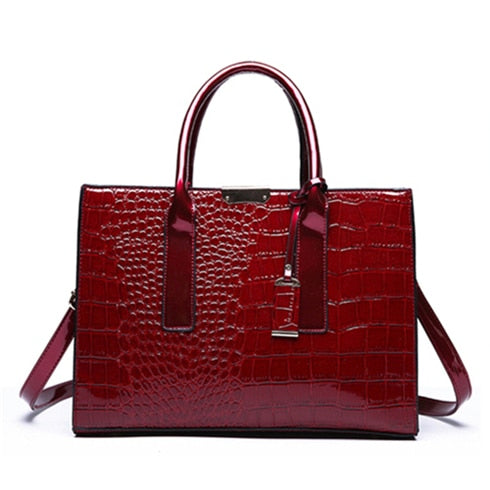 Luxury Womens Tote Handbag Designer Pattern Shoulder or handle use.