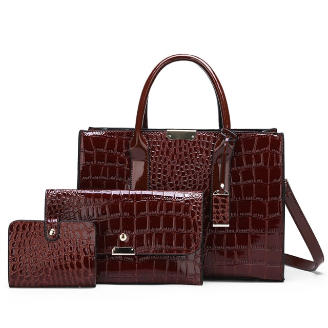 Luxury Womens Tote Handbag Designer Pattern Shoulder or handle use.